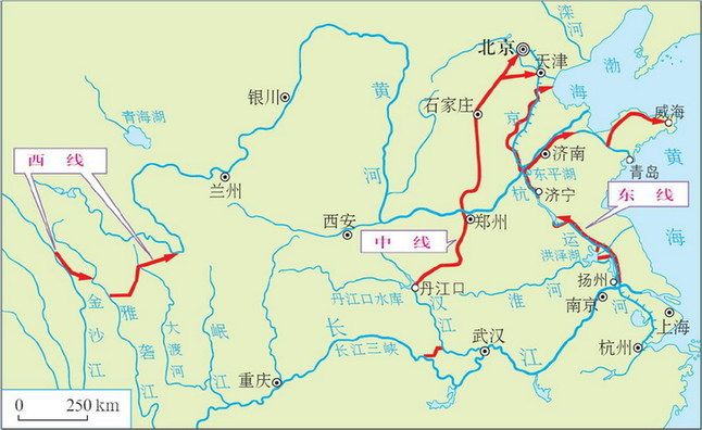 河南黄河地图路线全图图片
