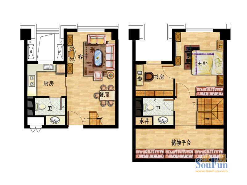 海能國際藝術公寓 實時戶型圖賞析