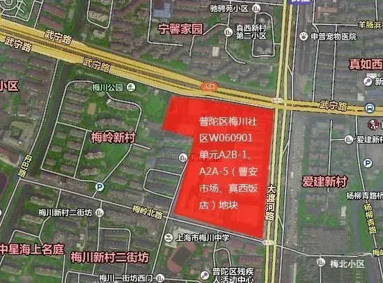上海7月将出让7宗商业用地 普陀区地块起始价超28亿