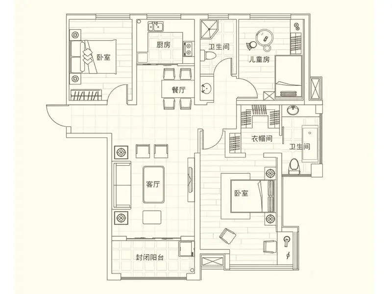 小鱼说户型(92)上城国际高层户型点评