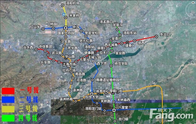 洛陽地鐵1號線2016年開工細數週邊盤價2888