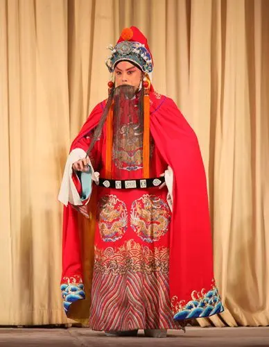 《龙凤呈祥》于魁智饰演刘备于魁智,剧中饰演刘备,现任中国国家京剧院