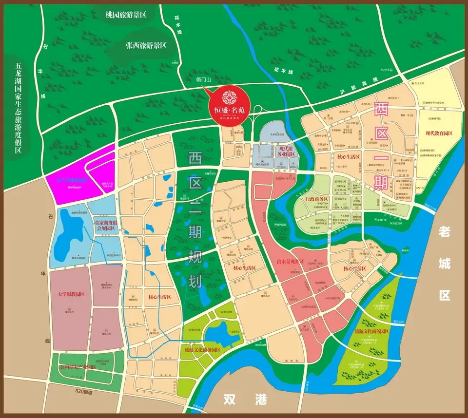 恒盛·名苑区位图