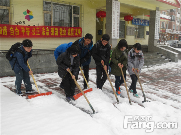 1.丹岭社区志愿者积极清雪