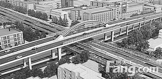 衡水市榕花大街将建1228米跨铁路高架桥
