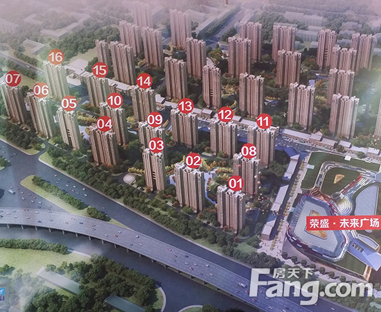 沧州荣盛花语城规划图图片
