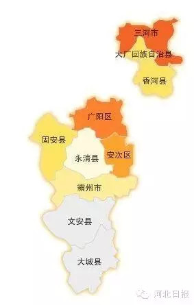 廊坊市地图区县图片