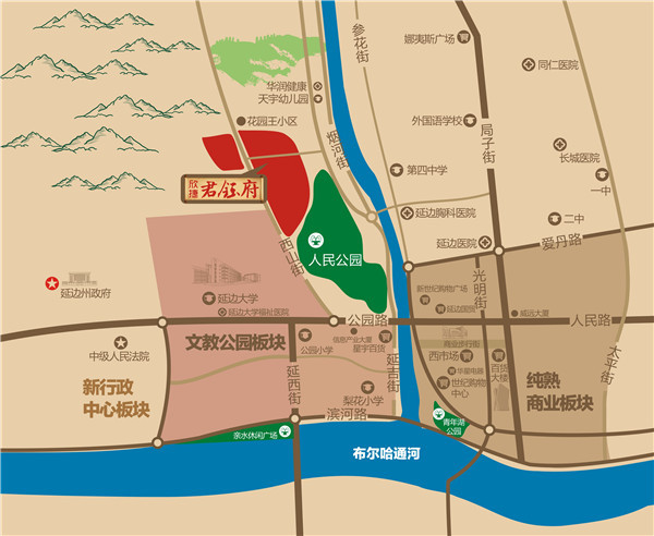 延吉上海城小区规划图图片