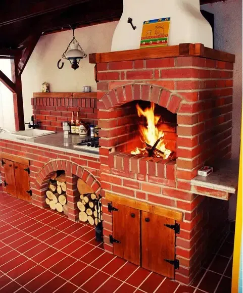 感受自然的户外厨房在阳光灿烂的日子里嗨起来