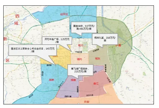 4月西安土地成交14宗 住宅用地现零供应