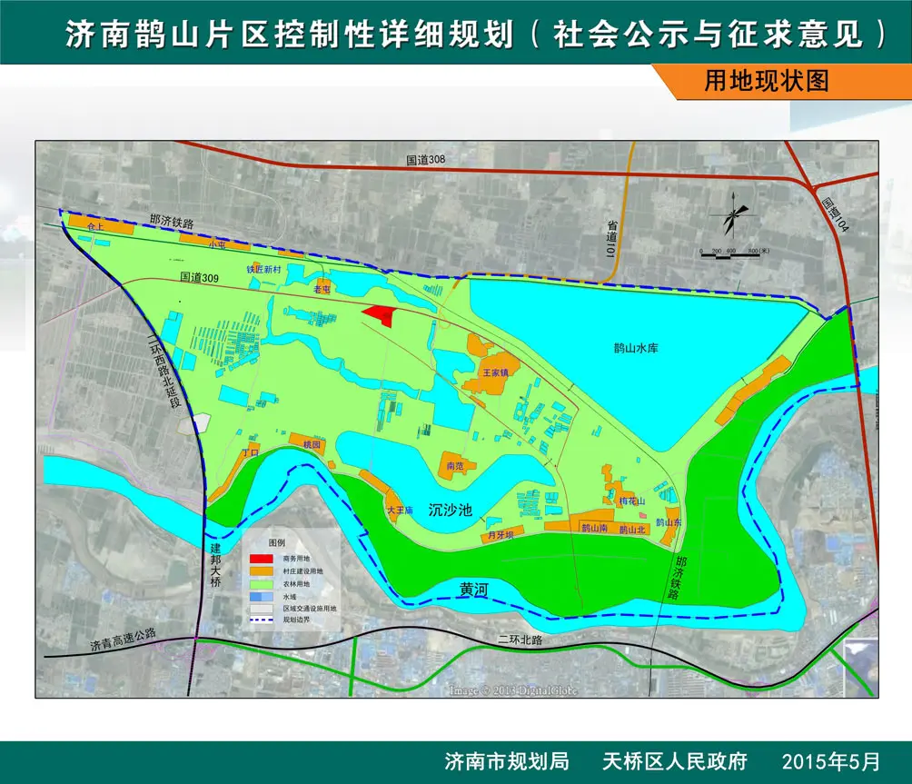 济南鹊山拆迁图片