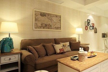 棕色沙发客厅怎么搭配好?棕色沙发客厅好看吗?