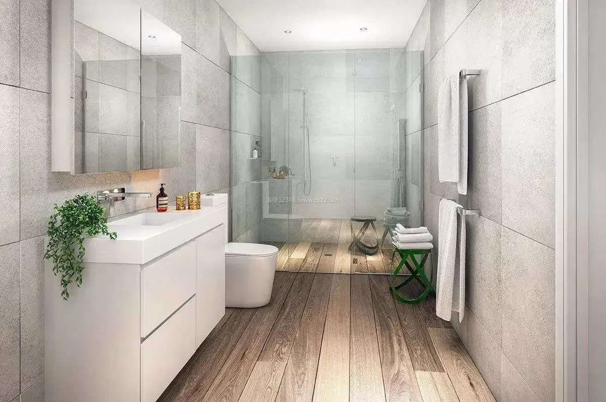 越来越多的人选择在卫生间装木地板不但不摔跟头还比瓷砖好用