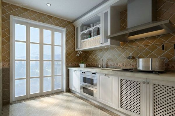 厨房贴哪种瓷砖好？厨房墙面砖搭配原则？