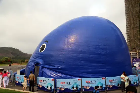 巨型鲸鱼海洋球岛空降碧桂园太东天樾湾