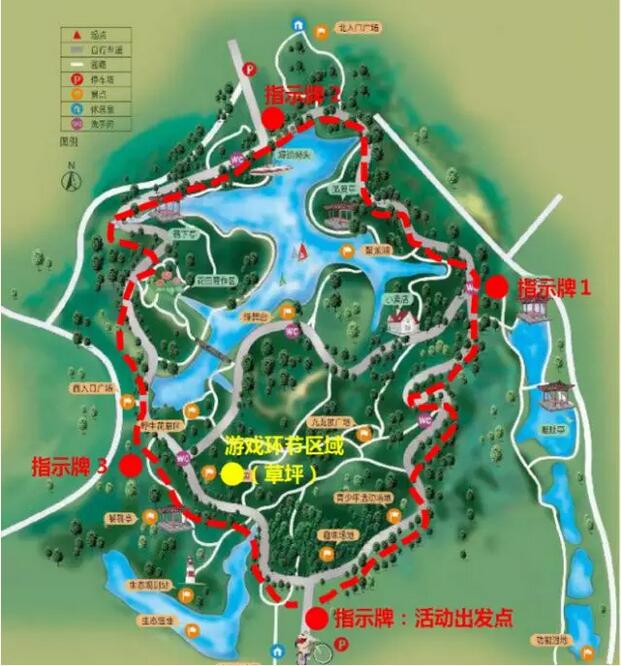 聚龙山公园地图图片