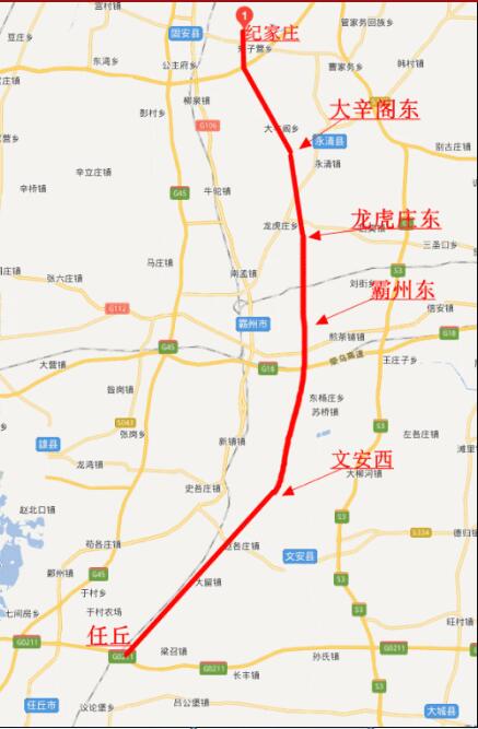 京德高速公路全程地图图片