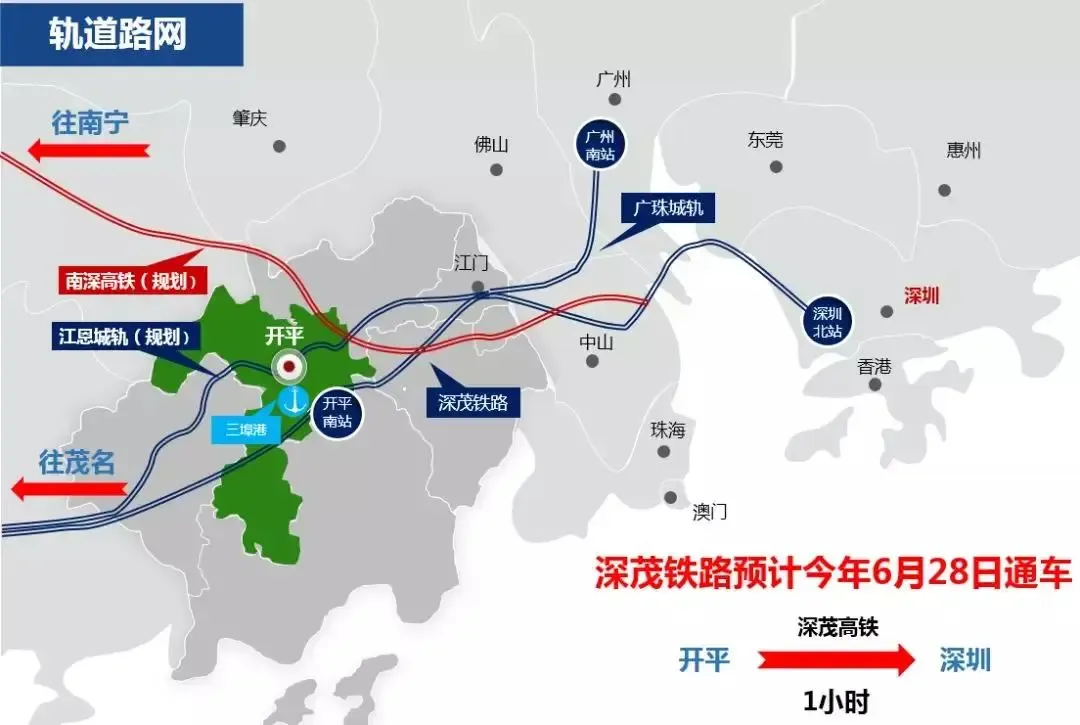 市政道路环城公路:南环段:已通车;东,西环段:今年通车;北环段:2020年