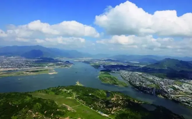 闽江,乌龙江,马江三江汇合