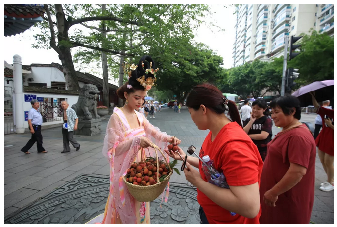 这波横空出现的#杨贵妃送荔枝#热潮,究竟是什么情况呢!接着往下看