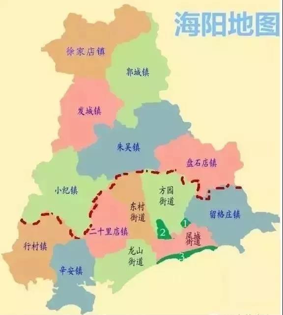 海阳市地图乡村图片