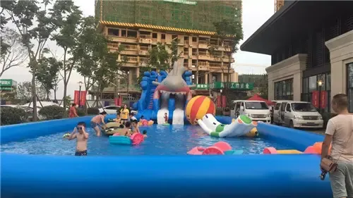 滨江花园降温除暑持续清凉中