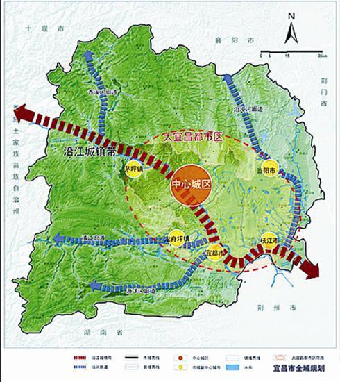 宜昌规划图 城市发展图片