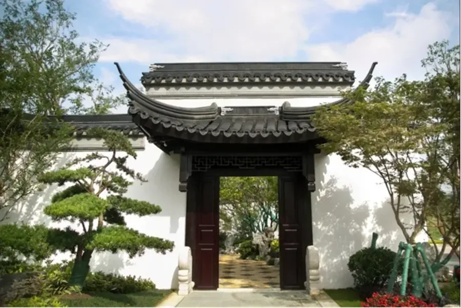 得耕读之趣",融合"移步易景"的设计手法,将中式院子与苏式古典园林相