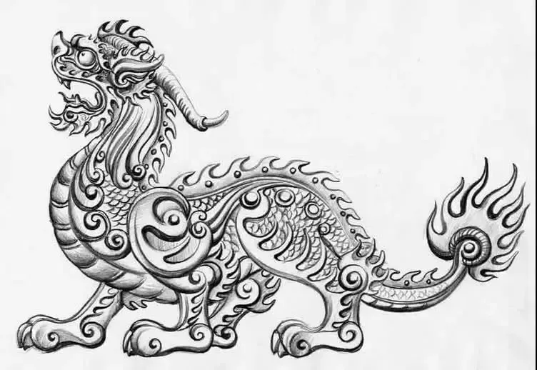 相传,作为四灵之一的瑞兽麒麟,性情温和,有两千年寿命.