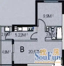 空间蒙太奇商住楼户型图