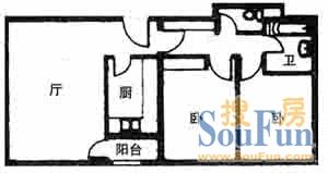 马赛花园户型图