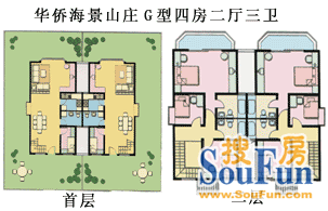 华侨海景山庄户型图