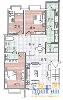 浣花新城别墅户型图