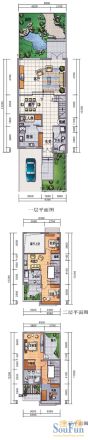 天泉聚龙国际生态别墅园户型图