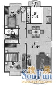 淮海世纪花苑户型图