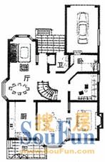 皇府别墅户型图