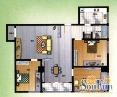 建华大厦户型图