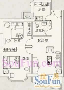 叠彩园户型图