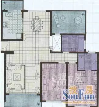 日月豪庭公寓户型图