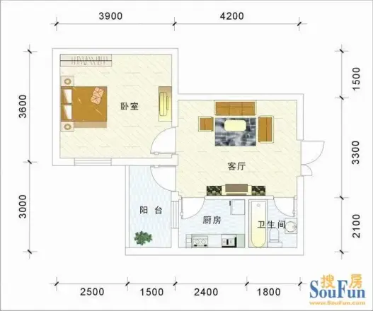 常青藤翰景苑户型图