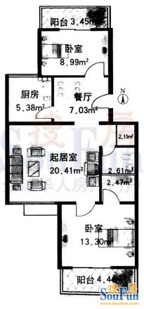 沁馥家园户型图
