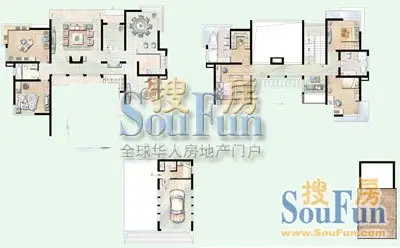 绿洲江南园别墅户型图