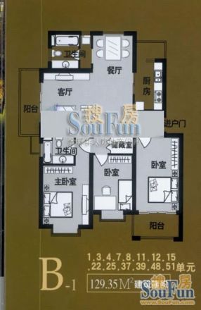 森海豪庭户型图