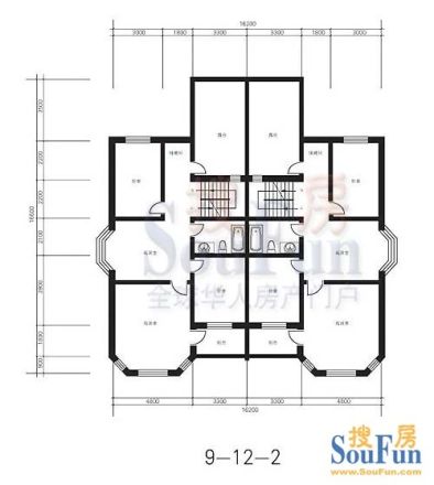 翠堤花墅户型图