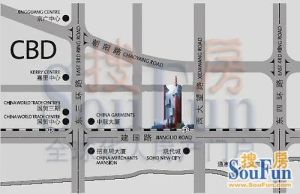 与中国尊华贸中心做邻居!237平契税有租户能清租 蓝堡国际