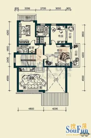 扬州水乡别墅户型图