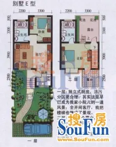 神池花园别墅户型图