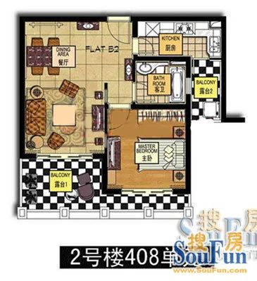 中环凯旋宫户型图