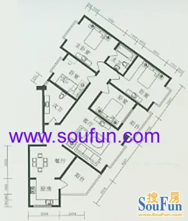 华宇水景湾户型图