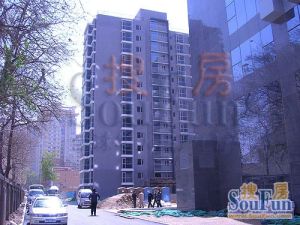 海赋国际板楼两居室户型方正南北通透诚售!